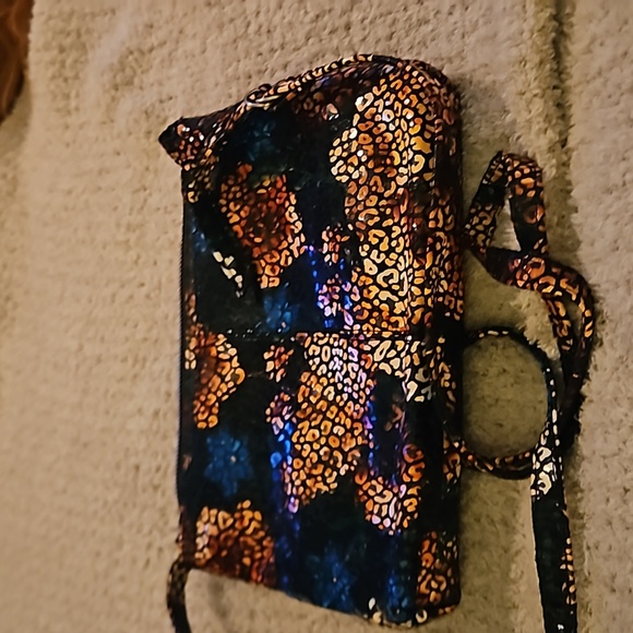 HOBO The Original Leather Gabor Hydrangea Crossbody Shoulder Bag Multicolor - Picture 4 of 4